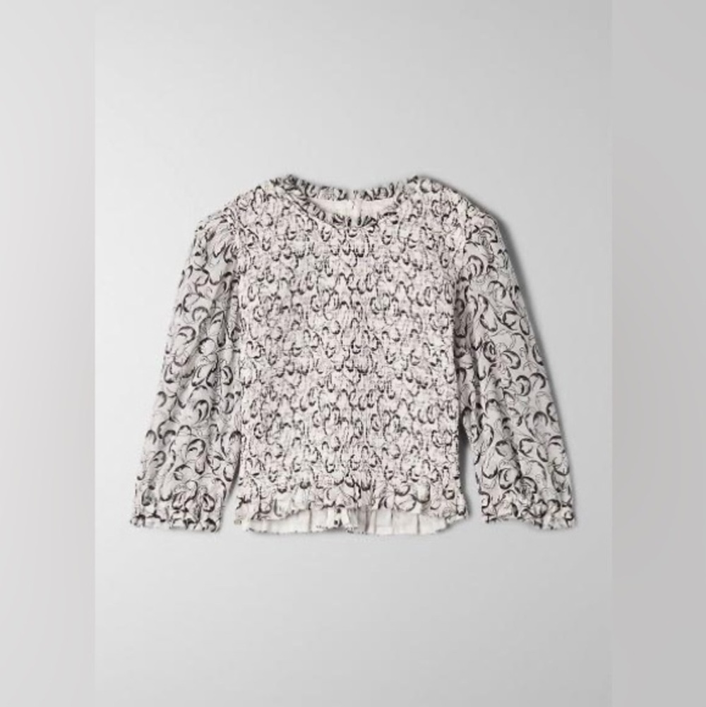 Aritzia Wilfred Tempest Shortsleeve Blouse